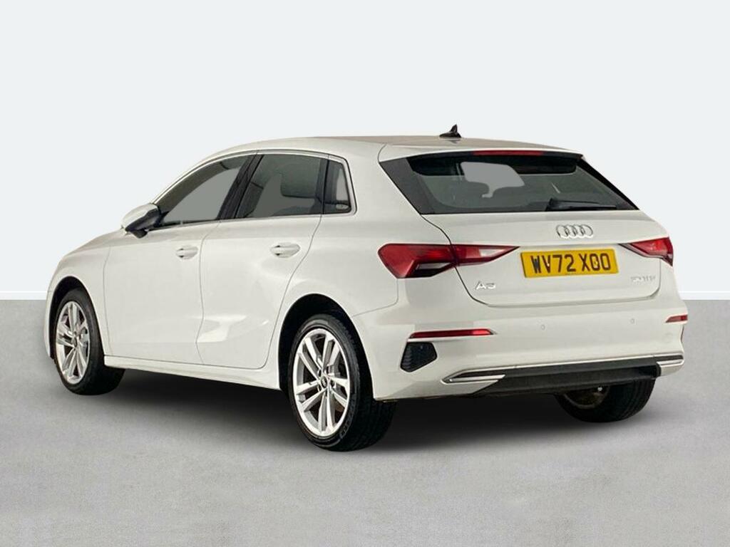 Audi A3 30 Tfsi Sport WV72XOO White #5