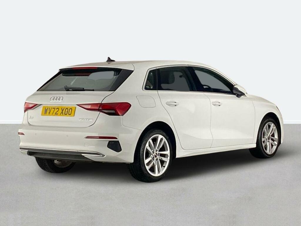 Audi A3 30 Tfsi Sport WV72XOO White #3