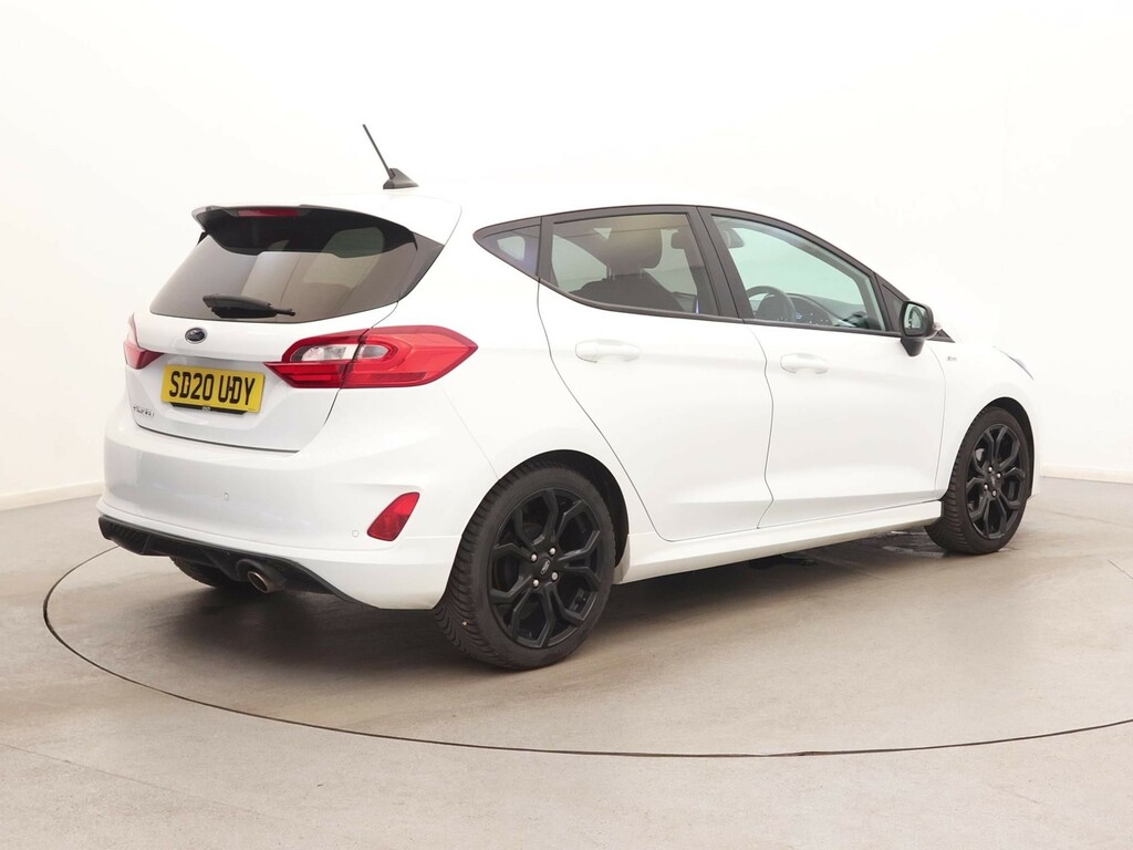 Ford Fiesta 1.0 Ecoboost 95 St-line Edition SD20UDY White #5