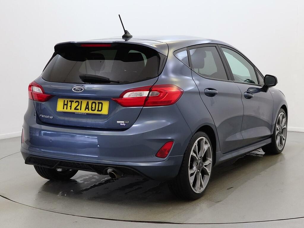 Ford Fiesta 1.0 Ecoboost Hybrid Mhev 155 St-line X Edition HT21AOD Blue #3