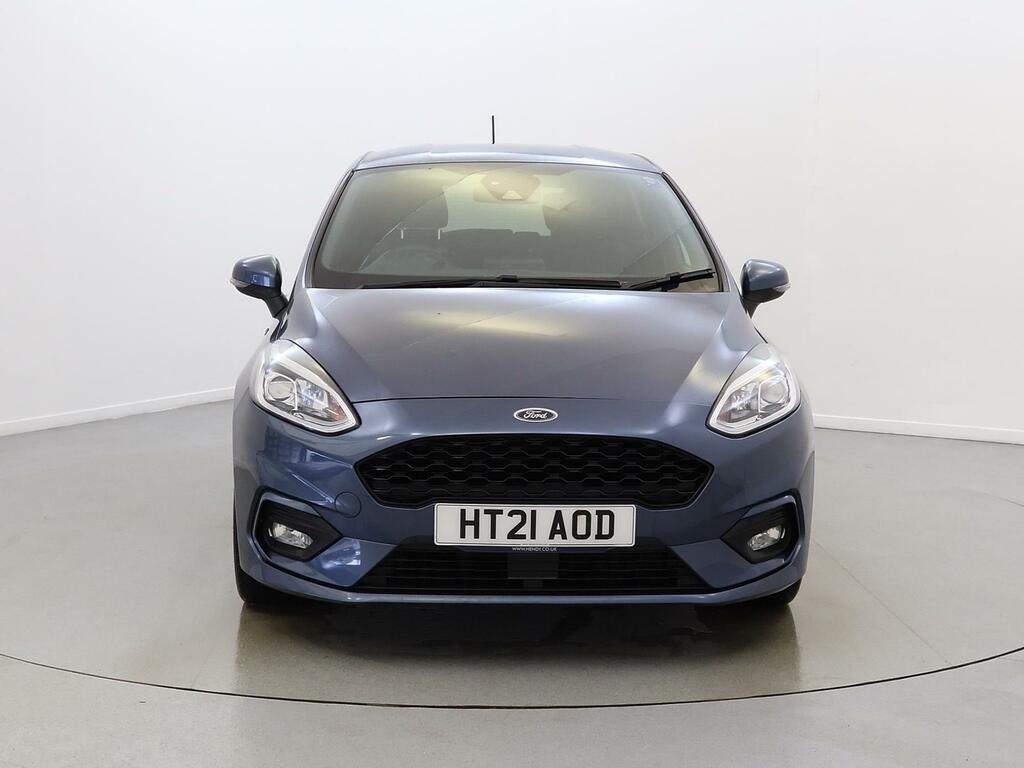 Ford Fiesta 1.0 Ecoboost Hybrid Mhev 155 St-line X Edition HT21AOD Blue #2