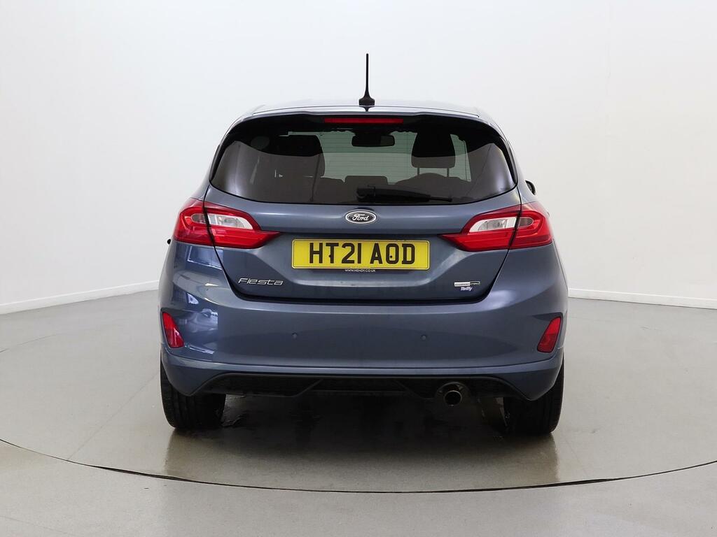 Ford Fiesta 1.0 Ecoboost Hybrid Mhev 155 St-line X Edition HT21AOD Blue #4