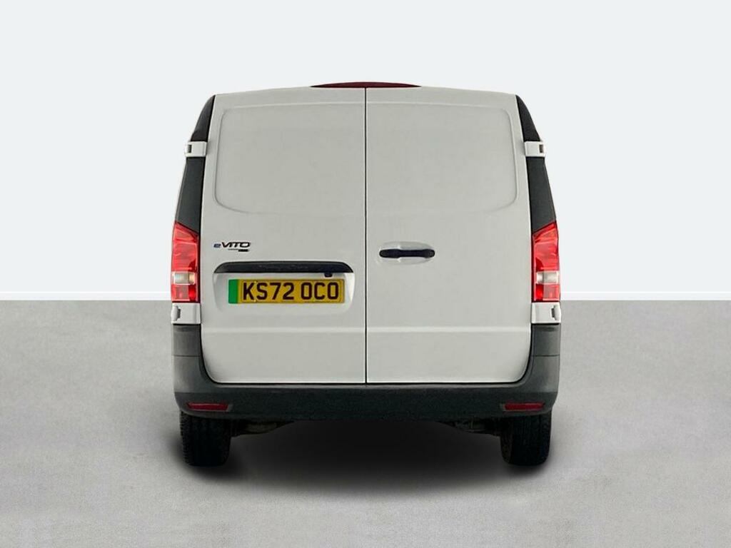 Mercedes-Benz eVito 85Kw 66Kwh Progressive Van White #4