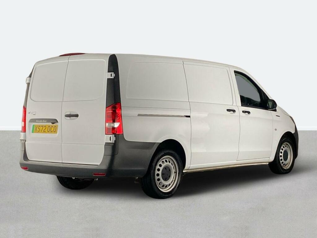Mercedes-Benz eVito 85Kw 66Kwh Progressive Van White #3