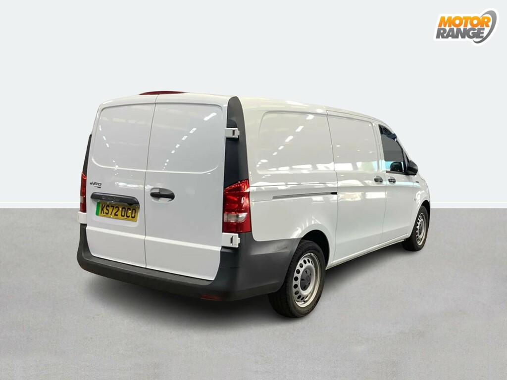 Mercedes-Benz eVito 85Kw 66Kwh Progressive Van White #4