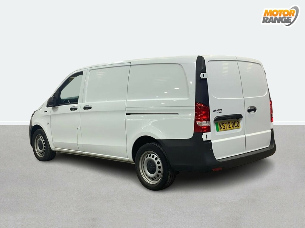 Mercedes-Benz eVito 85Kw 66Kwh Progressive Van White #3