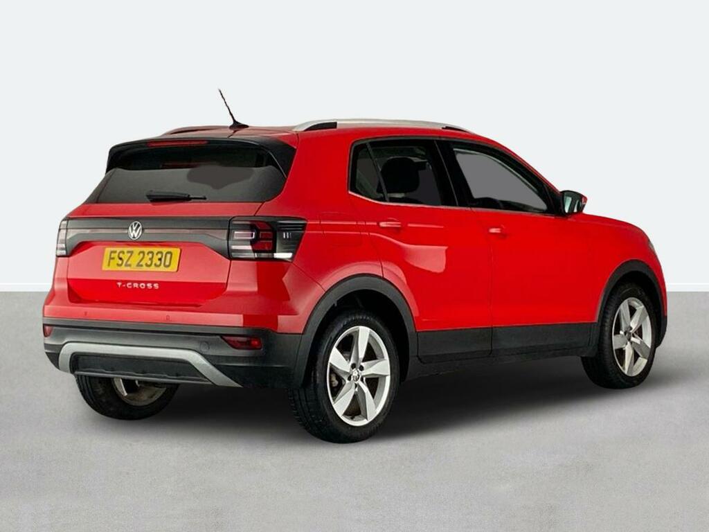 Volkswagen T-Cross 1.0 Tsi 110 Sel Dsg FSZ2330 Red #3
