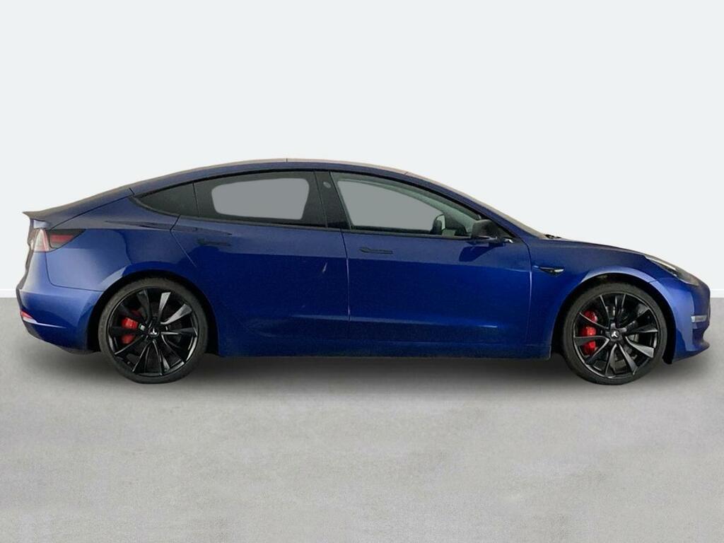 Tesla Model 3 Performance Awd Performance Upgrade Blue #2