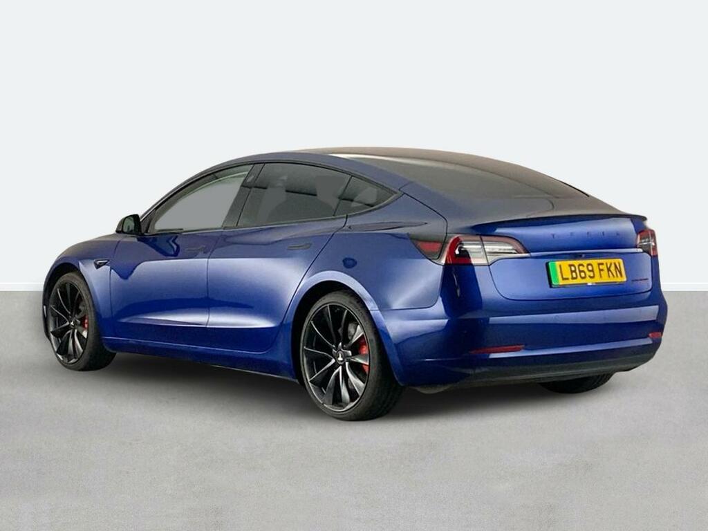 Tesla Model 3 Performance Awd Performance Upgrade Blue #5