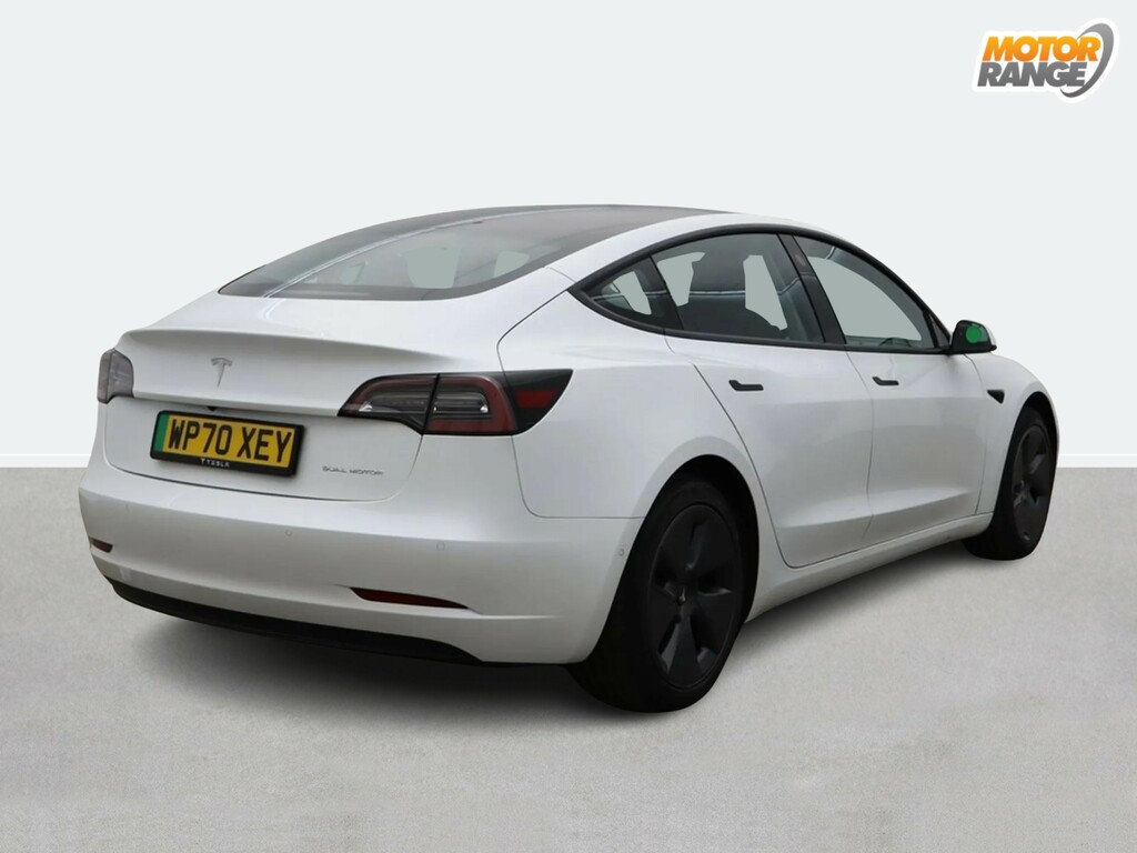 Tesla Model 3 Long Range Awd White #4