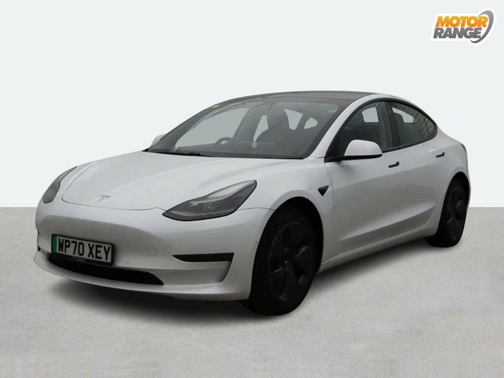 Tesla Model 3 Long Range Awd White #2