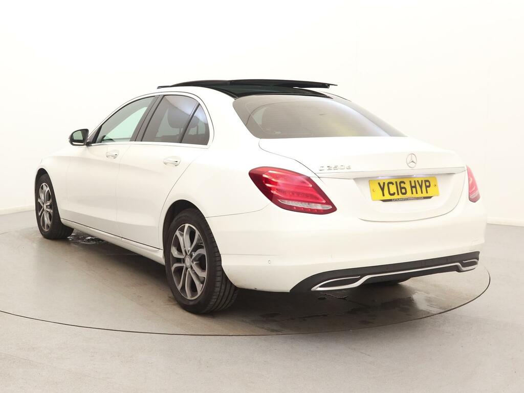 Mercedes-Benz C Class C250d Sport Premium White #5