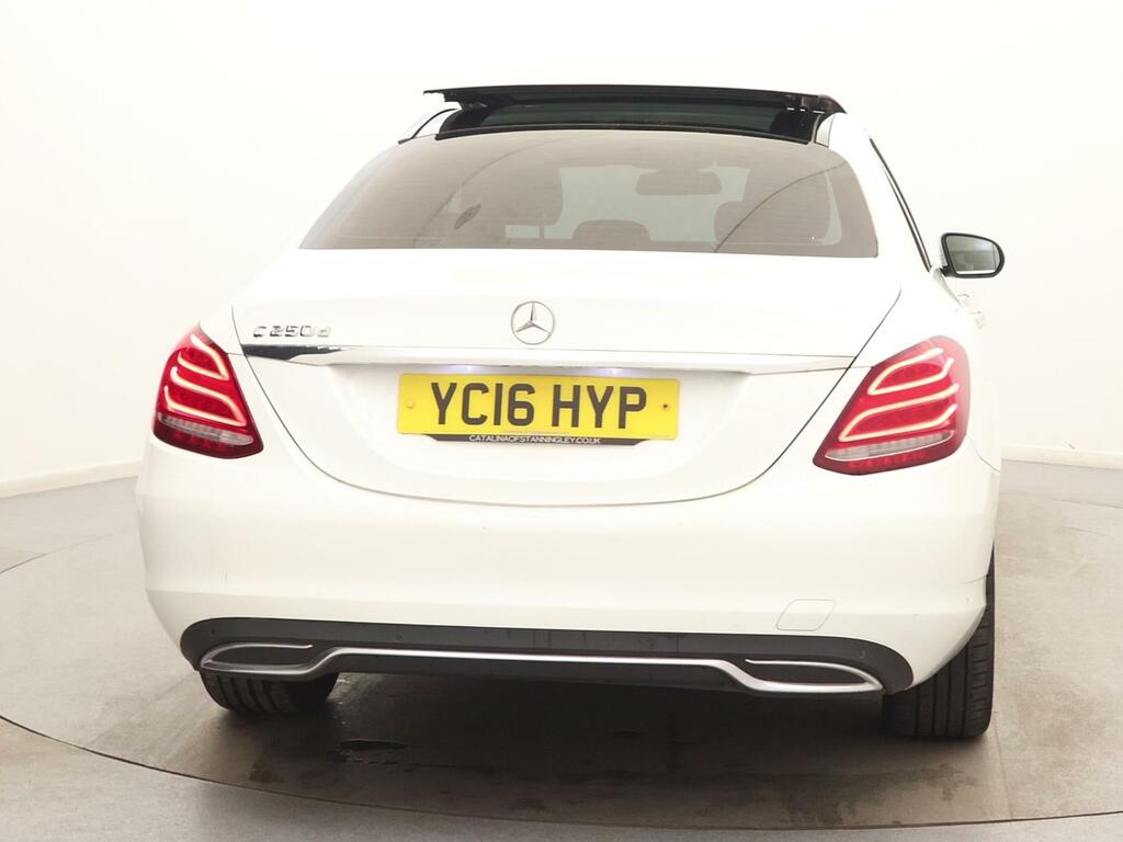 Mercedes-Benz C Class C250d Sport Premium White #4
