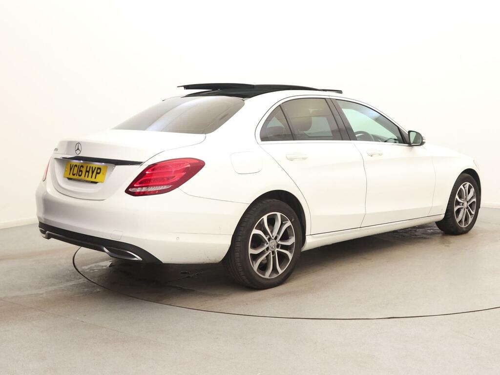 Mercedes-Benz C Class C250d Sport Premium White #3