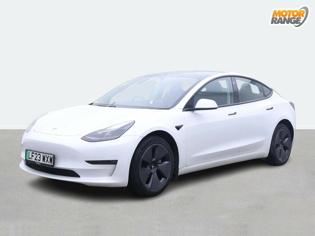 Tesla Model 3 Long Range Awd White #2
