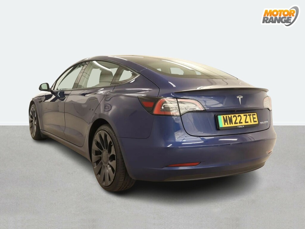 Tesla Model 3 Performance Awd Performance Upgrade Blue #3