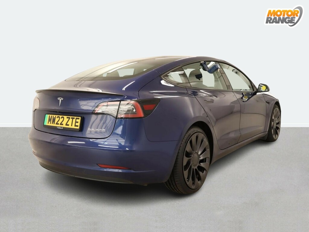 Tesla Model 3 Performance Awd Performance Upgrade Blue #4