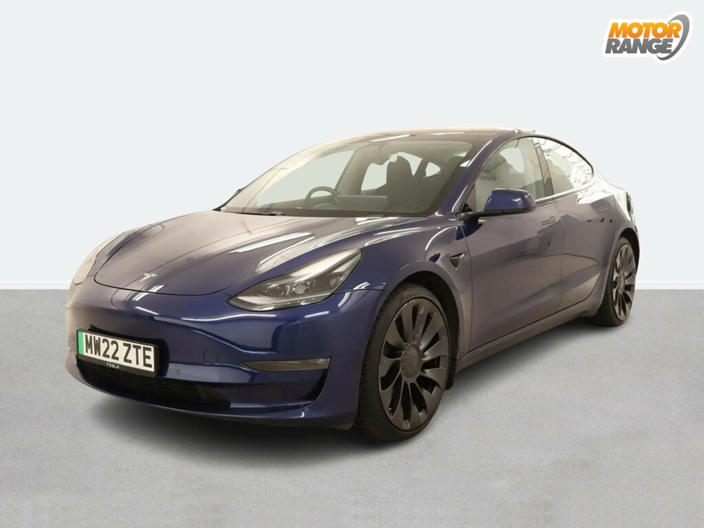 Tesla Model 3 Performance Awd Performance Upgrade Blue #2