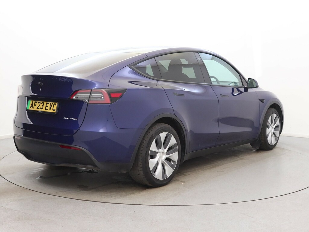 Tesla Model Y Long Range Awd Blue #4