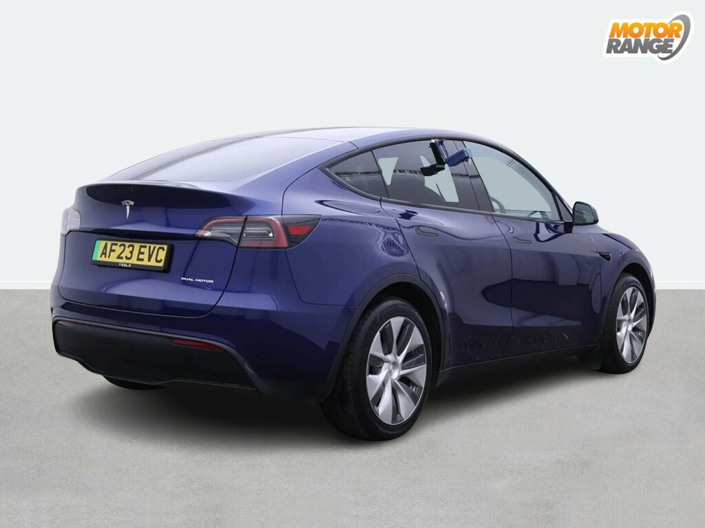 Tesla Model Y Long Range Awd Blue #4