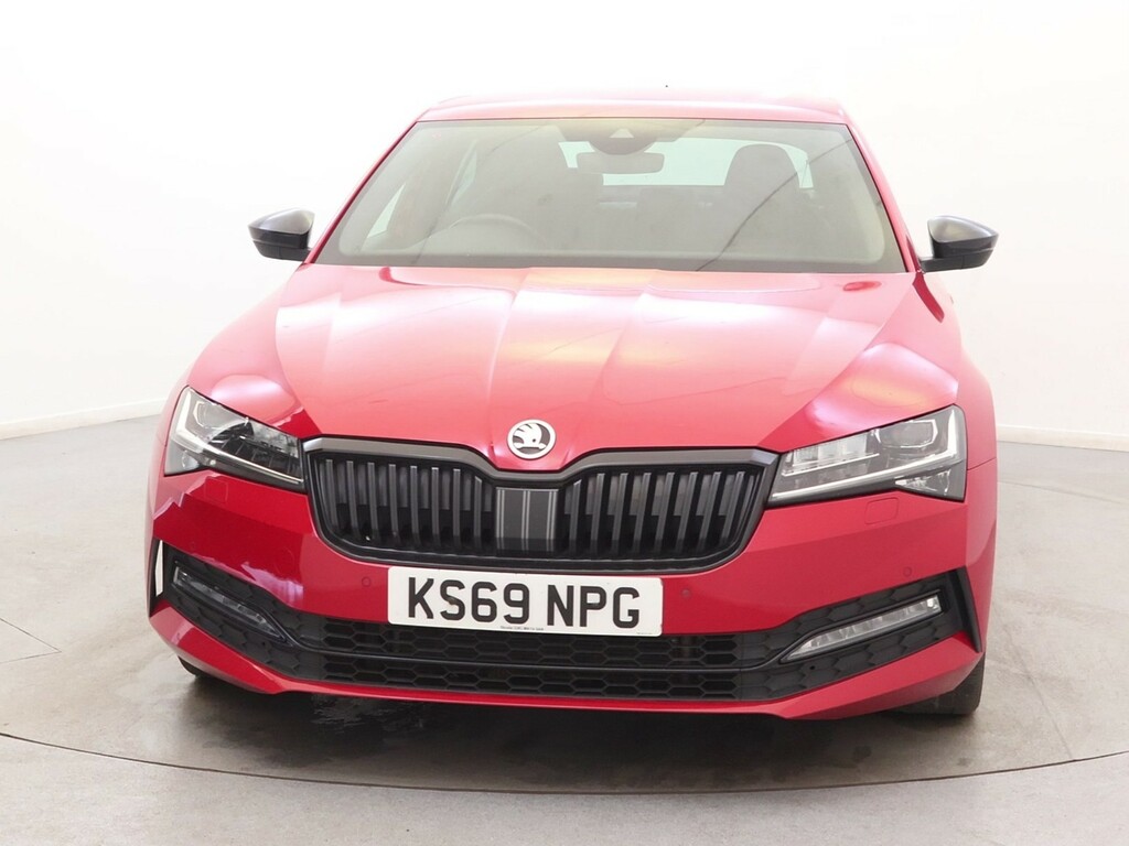Skoda Superb 2.0 Tdi Cr 190 Sport Line Plus Dsg KS69NPG Red #2