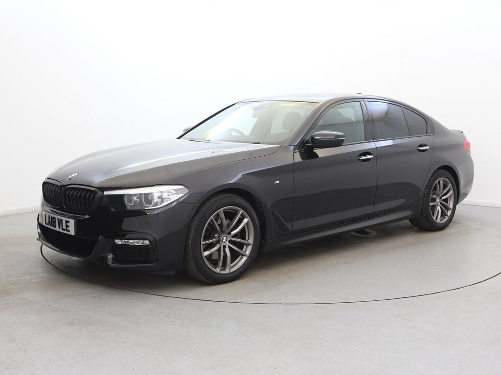BMW 5 Series 520D M Sport Black #3