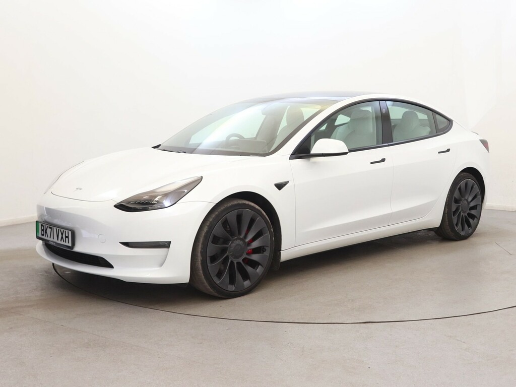 Tesla Model 3 Performance Awd Performance Upgrade White #3