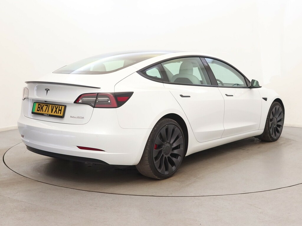Tesla Model 3 Performance Awd Performance Upgrade White #4