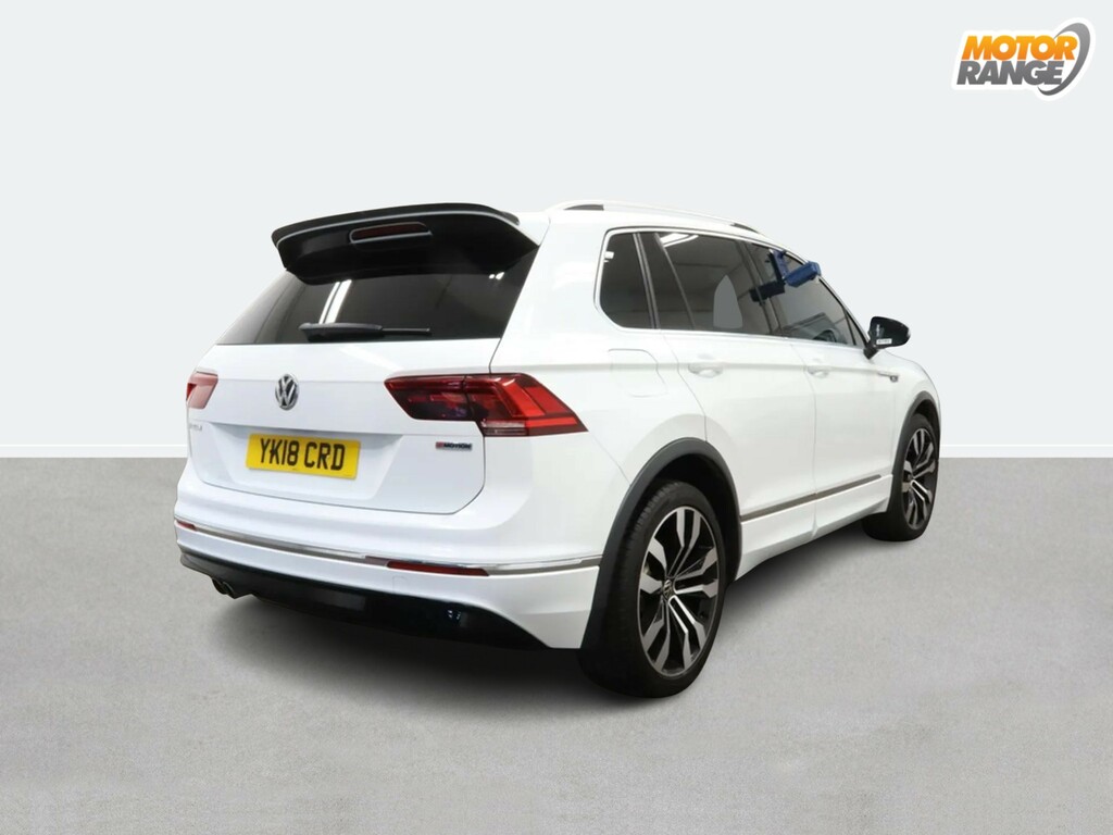 Volkswagen Tiguan 2.0 Tdi 150 4Motion R-line Dsg White #4