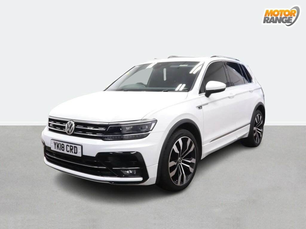 Volkswagen Tiguan 2.0 Tdi 150 4Motion R-line Dsg White #2