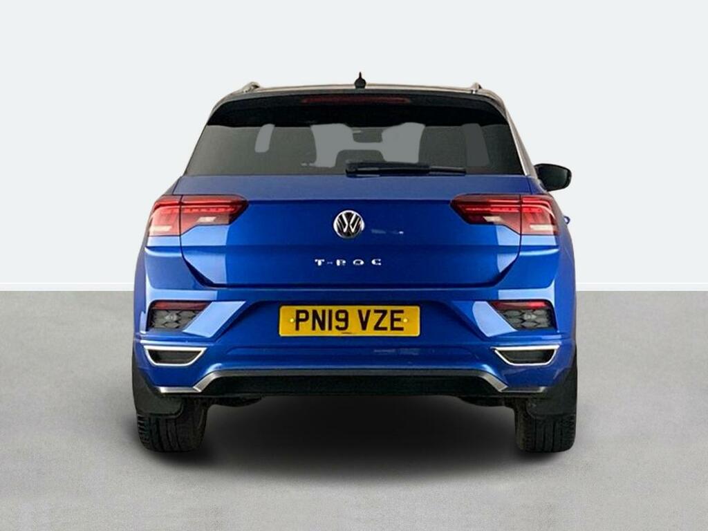 Volkswagen T-Roc 1.5 Tsi Evo R-line Dsg Blue #4