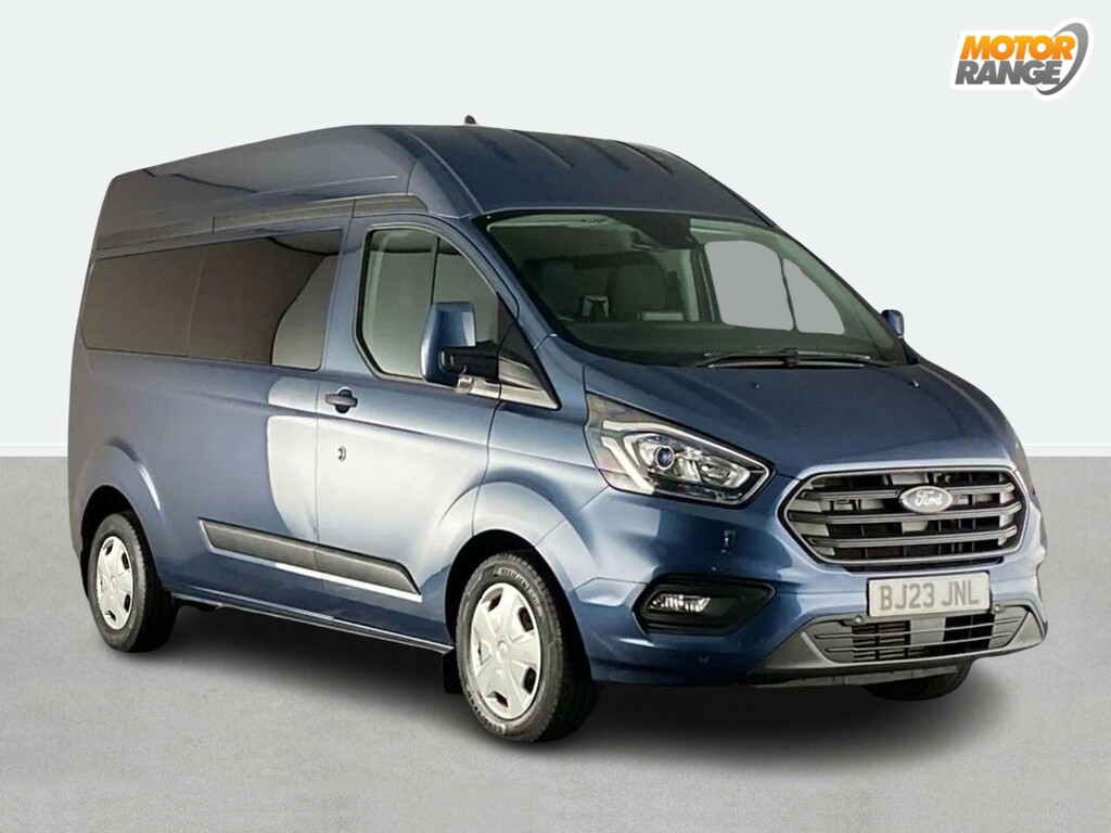 Ford Transit Custom 2023 2.0 350 Ecoblue Leader Rwd L3 H3 Euro 6 Ss White #1