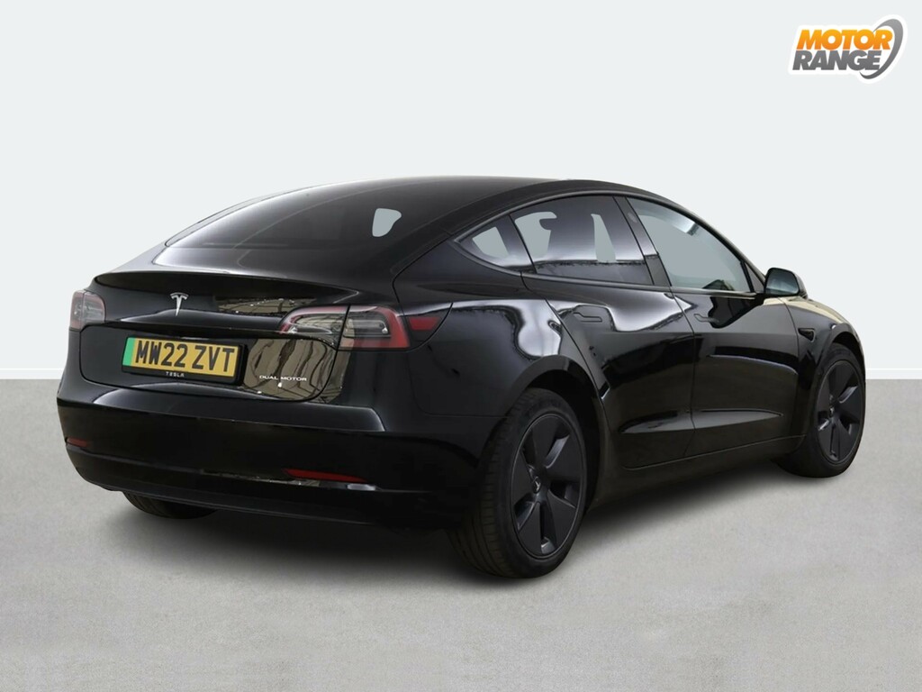 Tesla Model 3 Long Range Awd Black #4