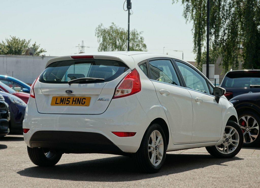Ford Fiesta 1.25 Zetec Hatchback Euro 6 82 White #4