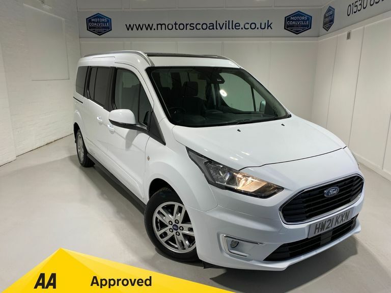 Ford Grand Tourneo Connect 1.5 Ecoblue 120Ps 6 Spd Titanium 5Dr. 7 Seater. HW21KXN White