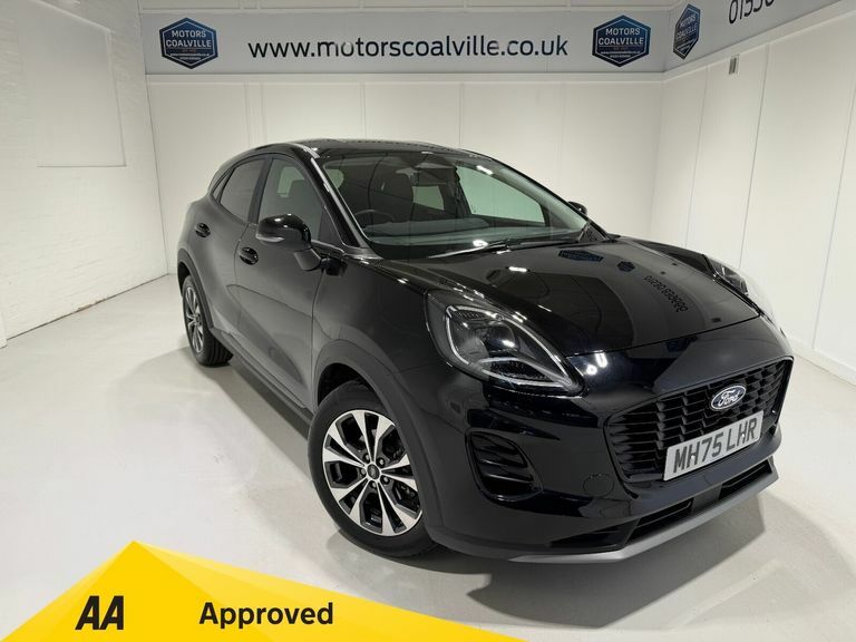 Ford Puma 1.0 Turbo Ecoboost125ps Mhev 6 Spd Titanium 5Dr. Black