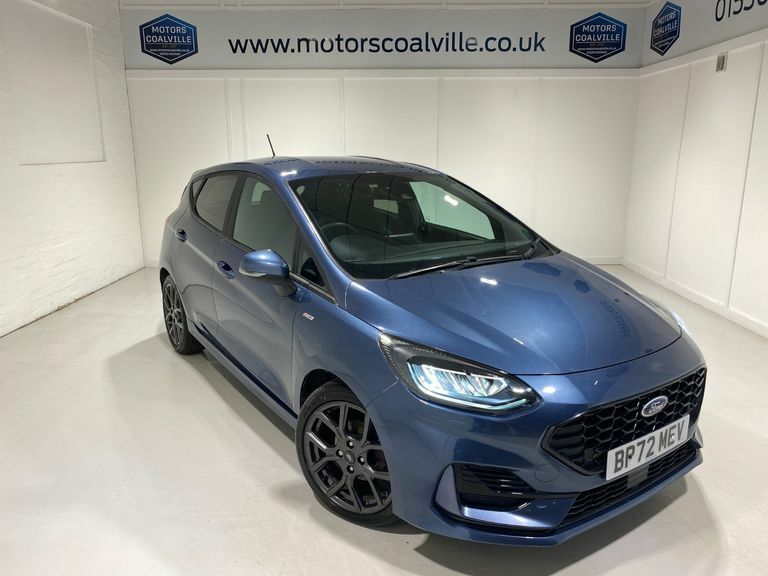 Ford Fiesta 1.0 Turbo Ecoboost 100Ps 6 Spd St-line 5Dr. Blue