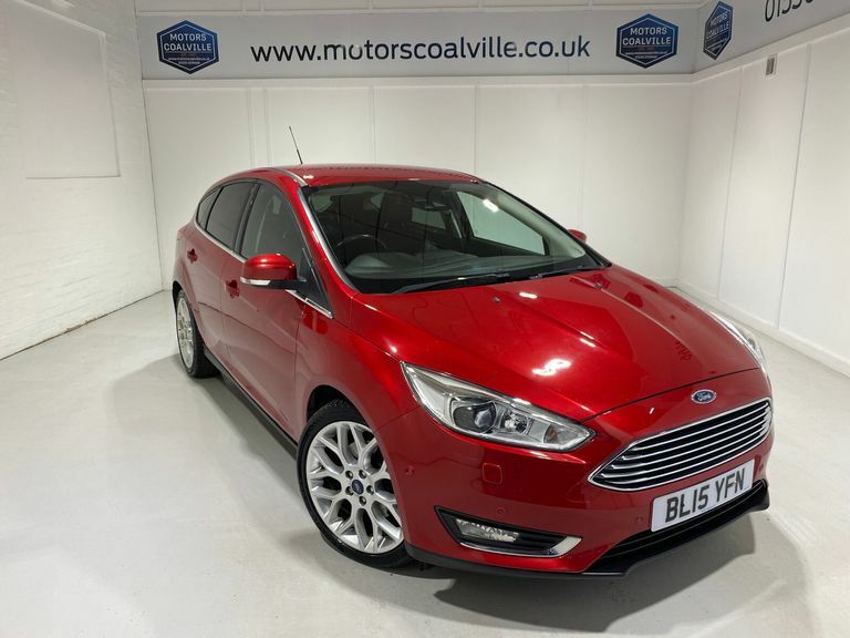 Ford Focus 1.5 Turbo Ecoboost 182Ps 6 Spd Titanium X 5Dr. Red