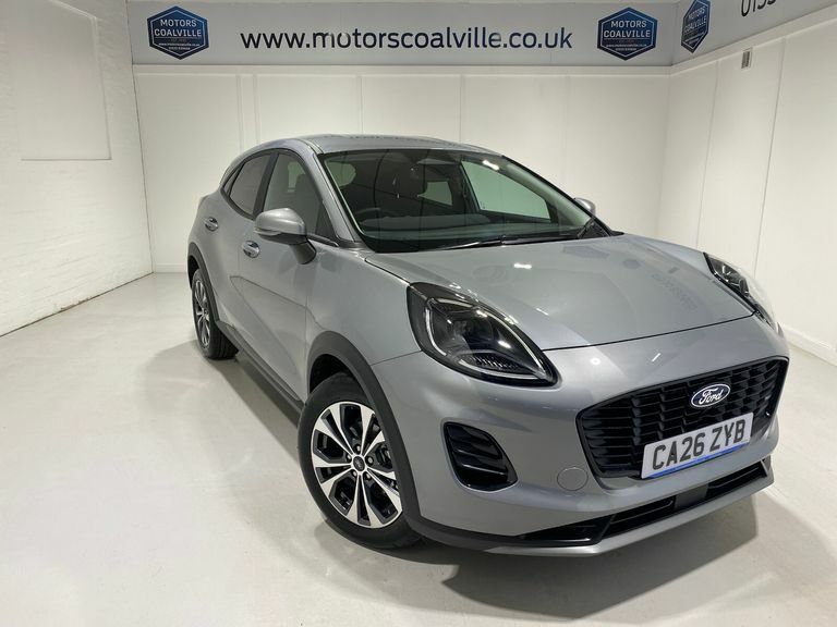 Ford Puma 1.0 Turbo Ecoboost125ps Mhev 6 Spd Titanium 5Dr. CA26ZYB Silver
