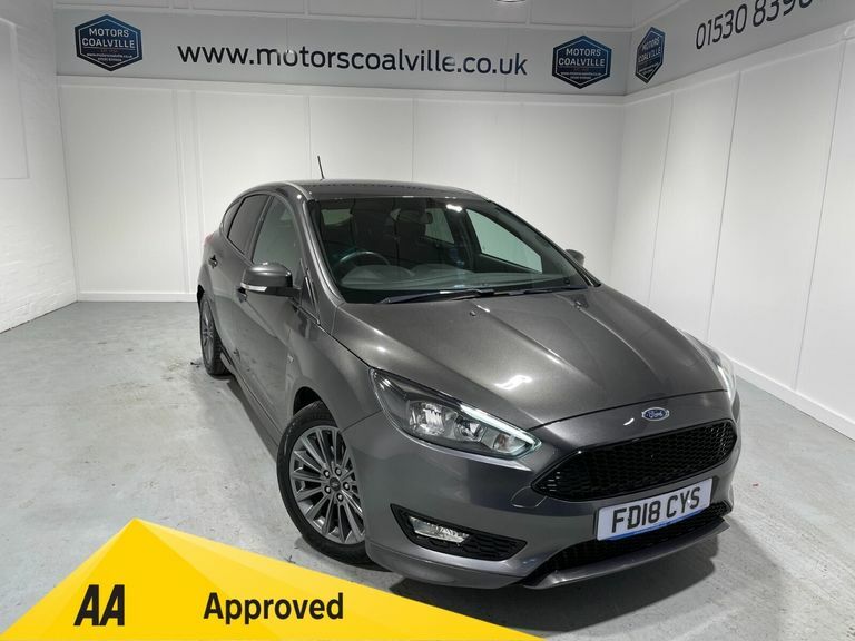 Ford Focus 1.0 Turbo Ecoboost 140Ps 6 Spd St-line 5Dr. Grey