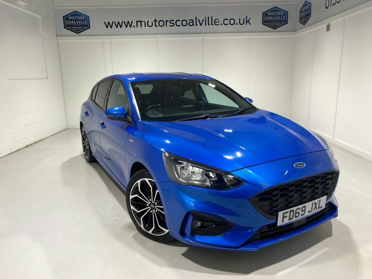 Ford Focus 1.0 Turbo Ecoboost 125Ps 6 Spd St-line X 5Dr. Blue