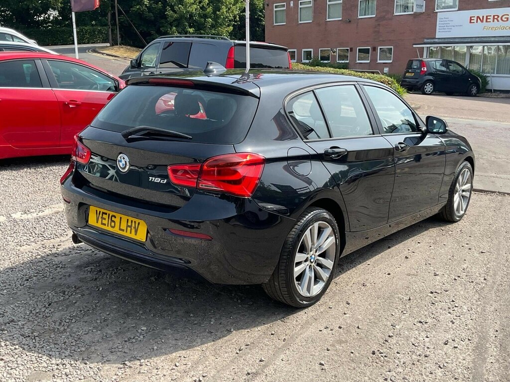 BMW 1 Series 2.0 118D Sport Euro 6 S S Black #5