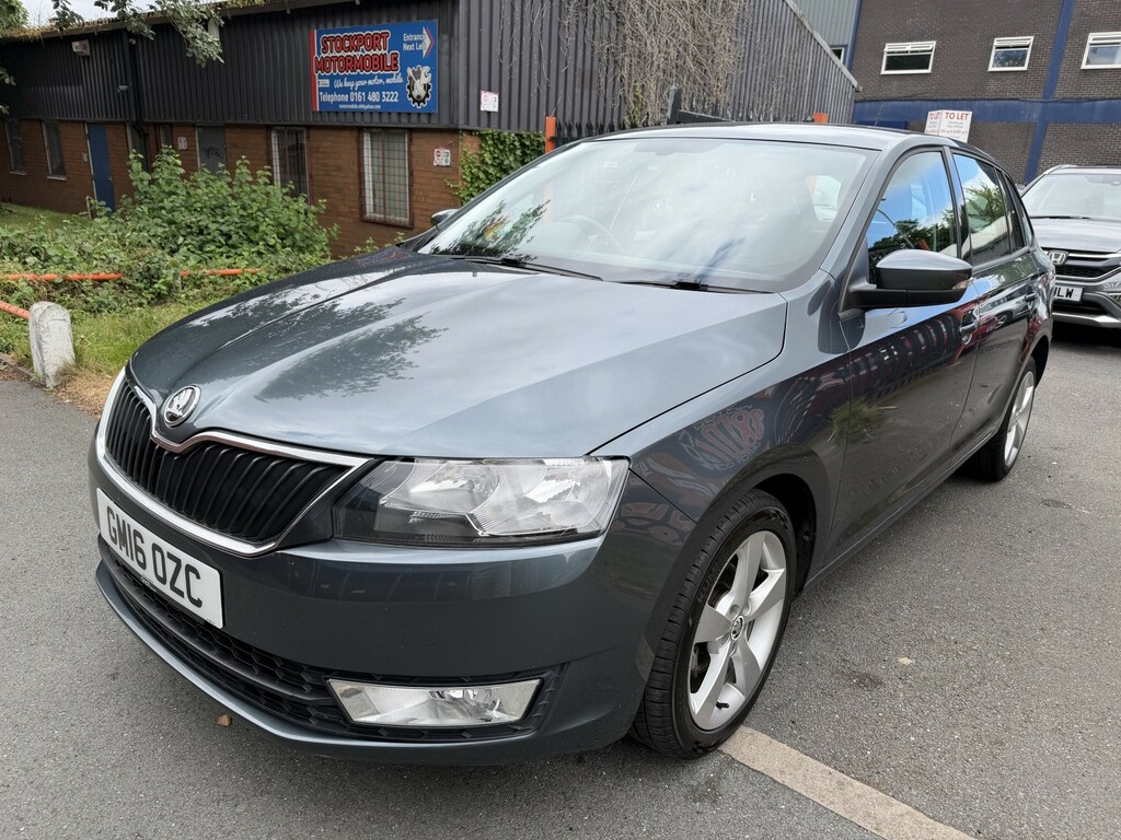 Skoda Rapid Spaceback Hatchback 1.4 Tdi Se Tech 201616 GM16OZC Grey #3