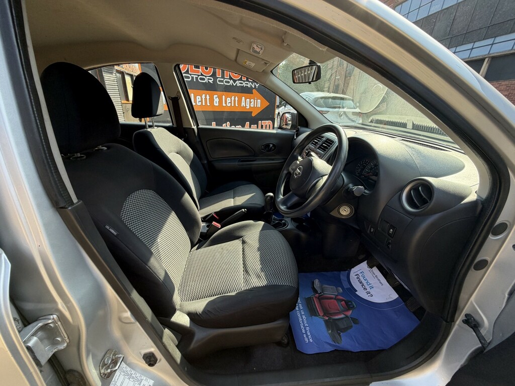Nissan Micra 1.2 Visia Hatchback Euro 6 80 P Grey #21