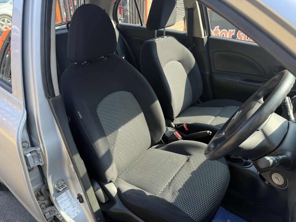 Nissan Micra 1.2 Visia Hatchback Euro 6 80 P Grey #20