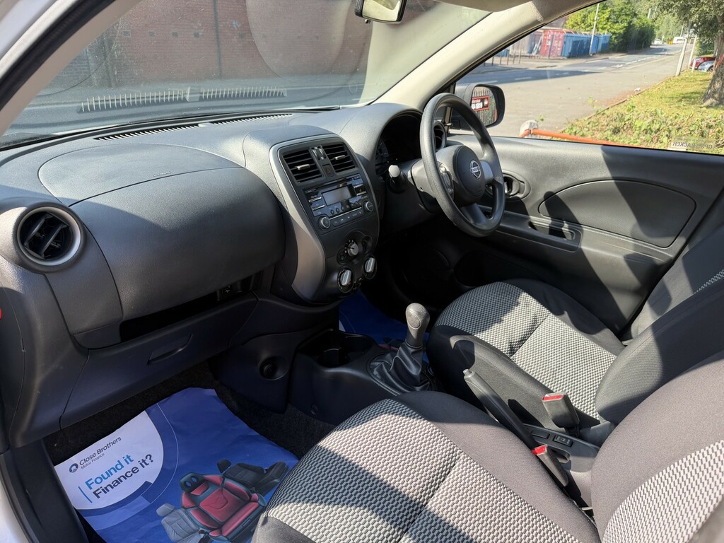 Nissan Micra 1.2 Visia Hatchback Euro 6 80 P Grey #23