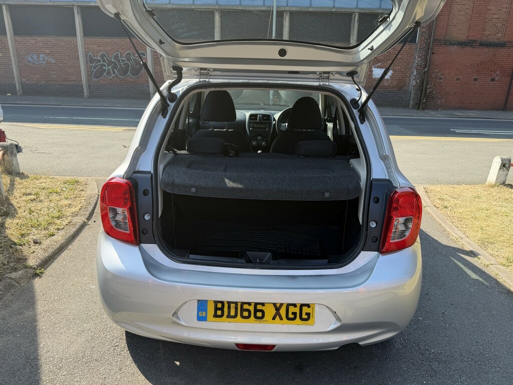 Nissan Micra 1.2 Visia Hatchback Euro 6 80 P Grey #16