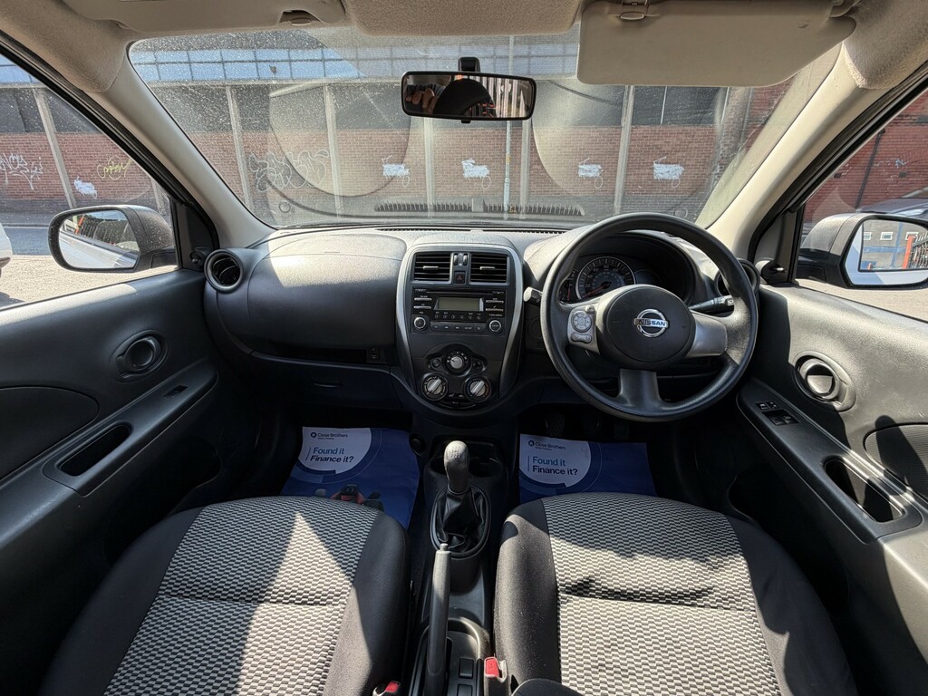Nissan Micra 1.2 Visia Hatchback Euro 6 80 P Grey #26