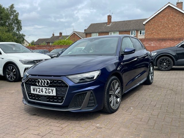Audi A1 2024 1.0 Tfsi 30 S Line Sportback S Tro Blue #3