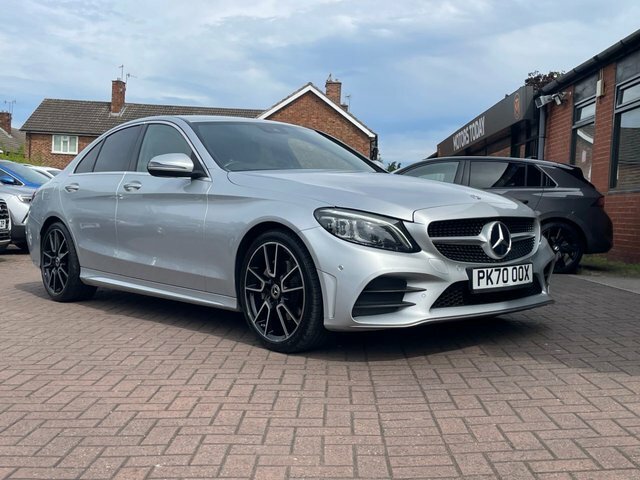 Mercedes-Benz C Class 2020 2.0 C220d Amg Line Premium Saloon Diese Silver #3